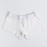 بوكسر PLAIN أطفال-أبيض