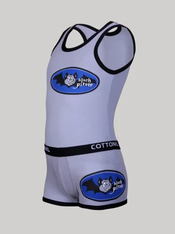 طقم تربو أطفال رمادي