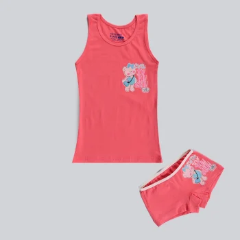 طقم بناتى كت عريض هوت شورت -بطيخ